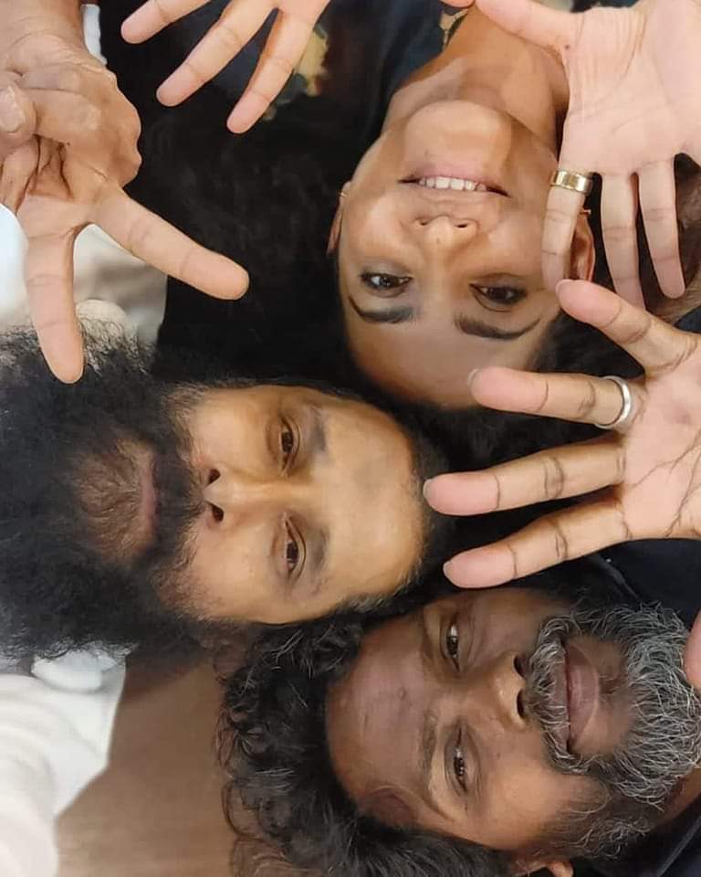 Thangalaan Parvathy with Vikram and Pa Ranjith Viral Photo