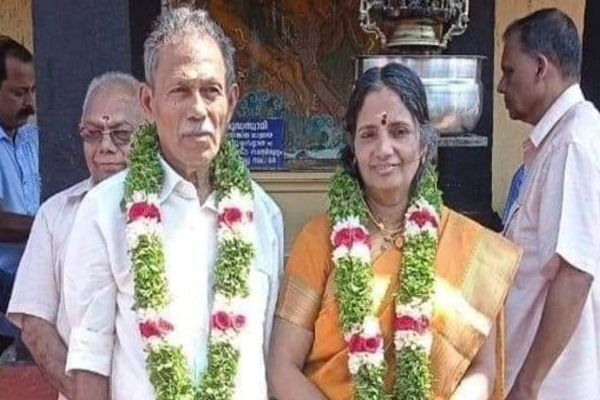 kerala 78 yr old man married after love netizens congrats