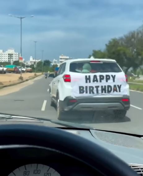 boyfriend surprise birthday wishes to his girlfriend viral