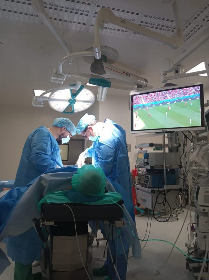Man watches FIFA WC as he undergo surgery Anand Mahindra Tweets