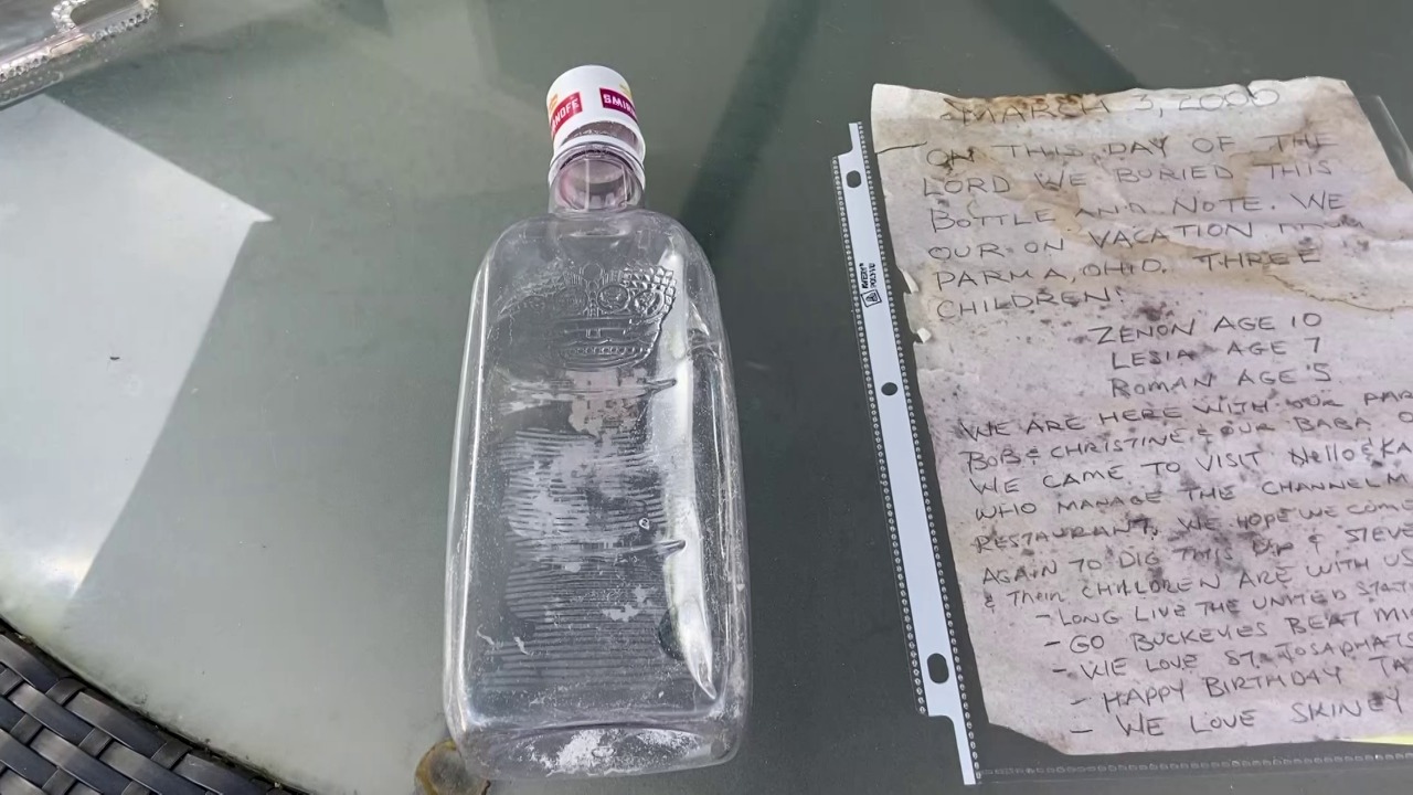 Florida Woman found Bottle message and surprised here is why 