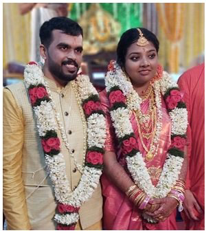 Kerala Couple married with messi and mbappe jersey pic viral