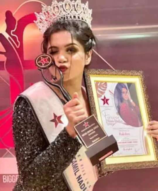 TamilNadu Rakshaya runner up in miss india competition
