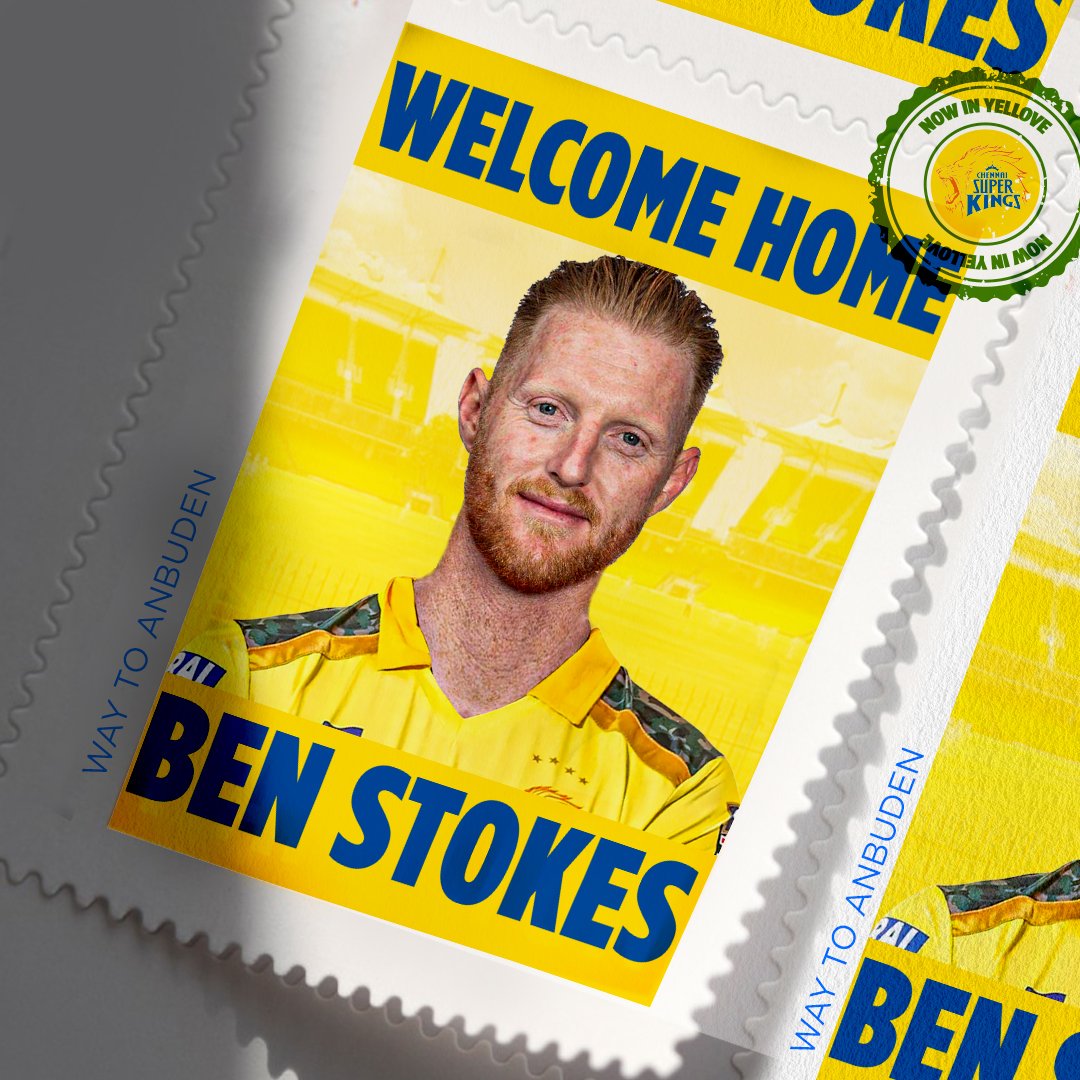 Ben Stokes tweet after selected for csk in ipl auction
