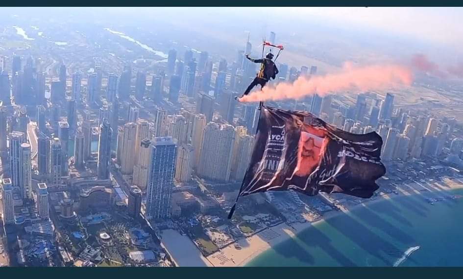 Thunivu Movie UAE Sky Dive Promotion Video goes viral