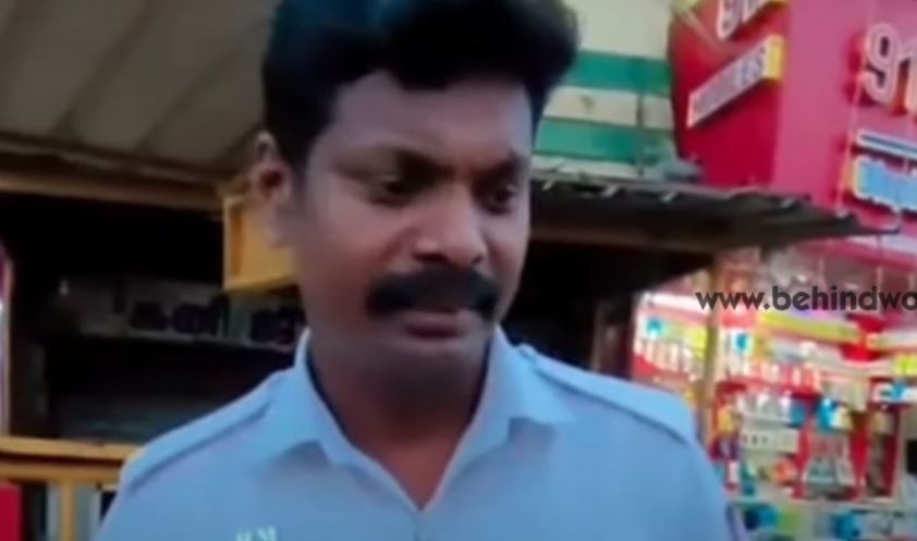 TamilNadu traffic police helps youth video melts people