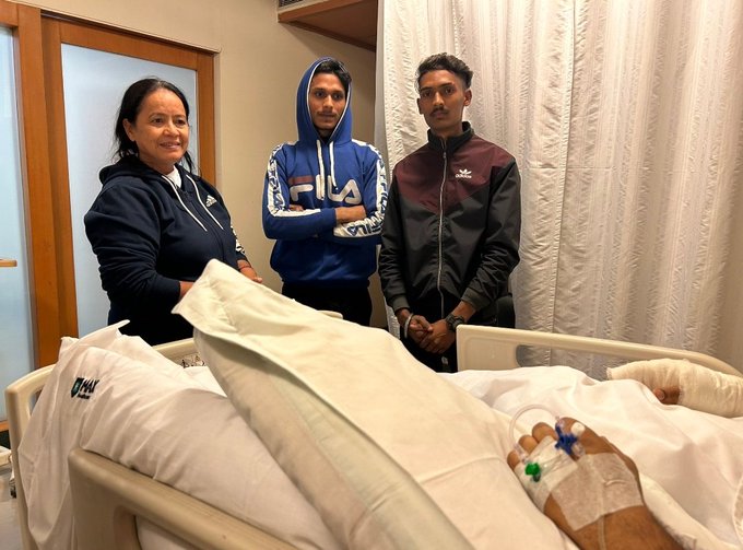 Rishabh pant meets people who save him from accident