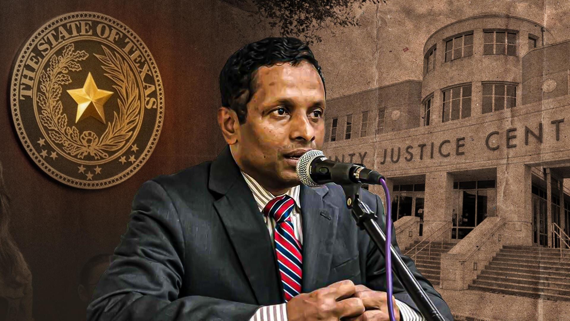 Surendran pattel who rolled beedis now Texas 240 district judge