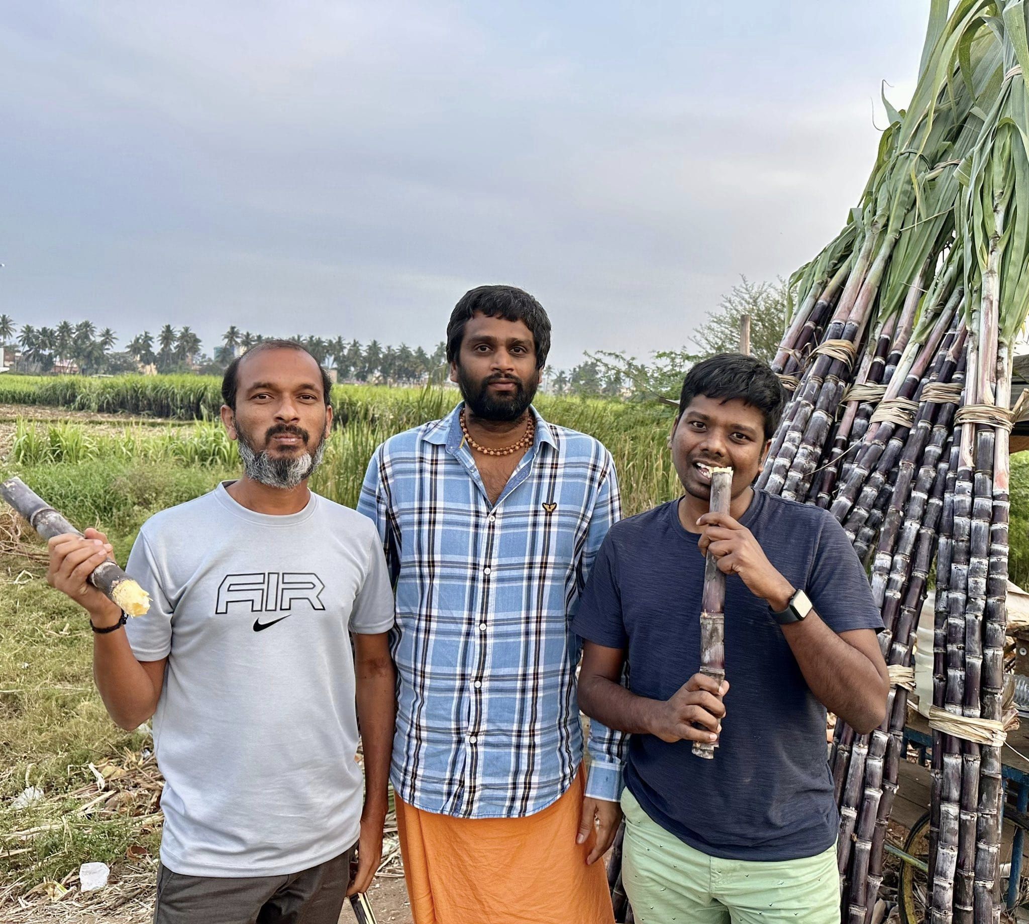 H Vinoth Celebrate Blockbuster Thunivu Pongal Sugar Cane