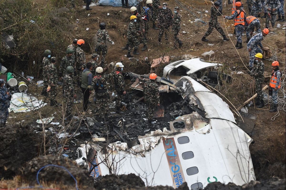Nepal Plane Crash Yeti Airways flight before it came down