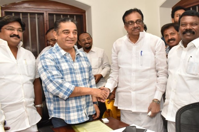 Kamal Haasan announces he support congress in Erode By election 