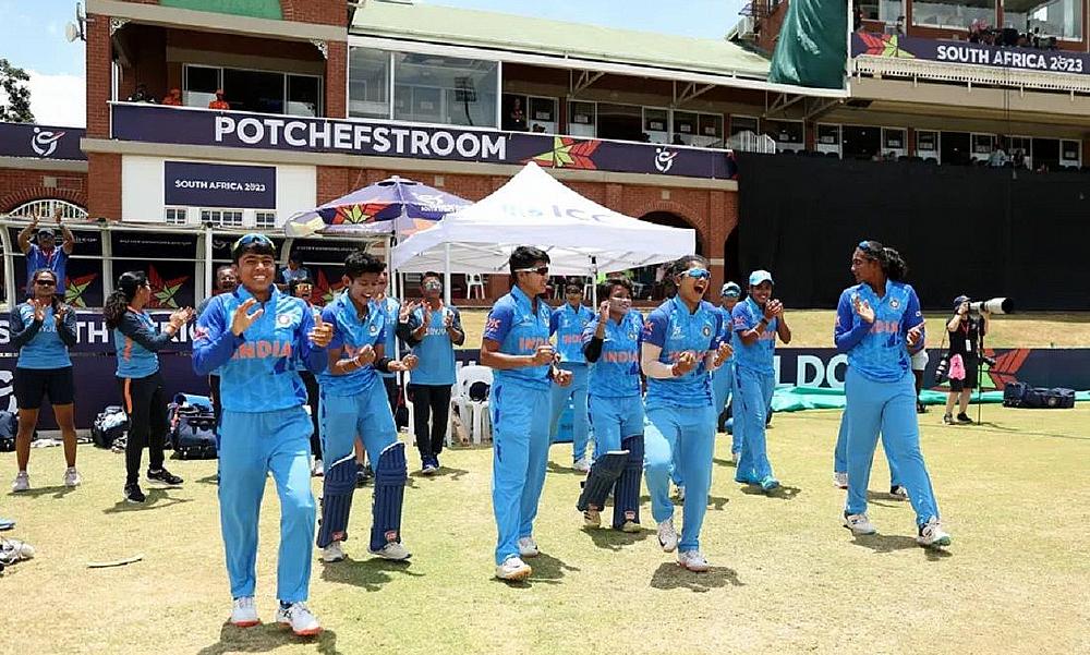 U 19 women t 20 world cup indian cricket won and create history
