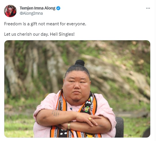 Nagaland Minister Temjen Imna Along viral tweet about singles