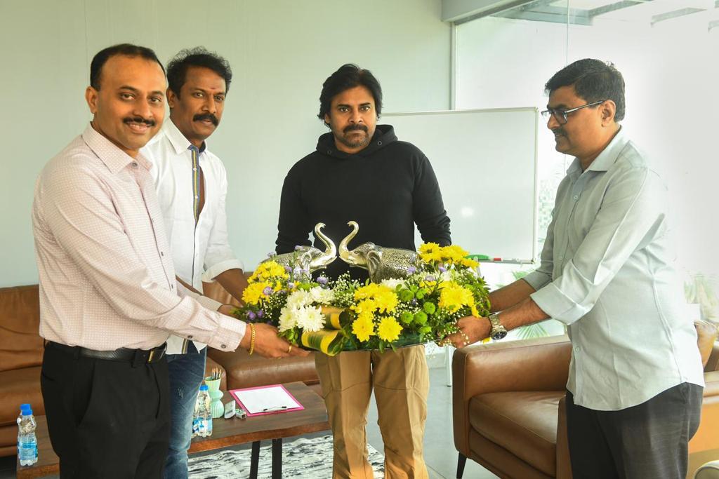 Vinodhaya Sitham Telugu Remake official pooja happened today in Hyderabad 