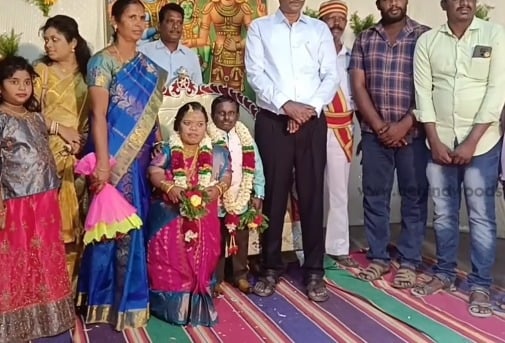 Physically challenged Couple Marriage held at Karur video 