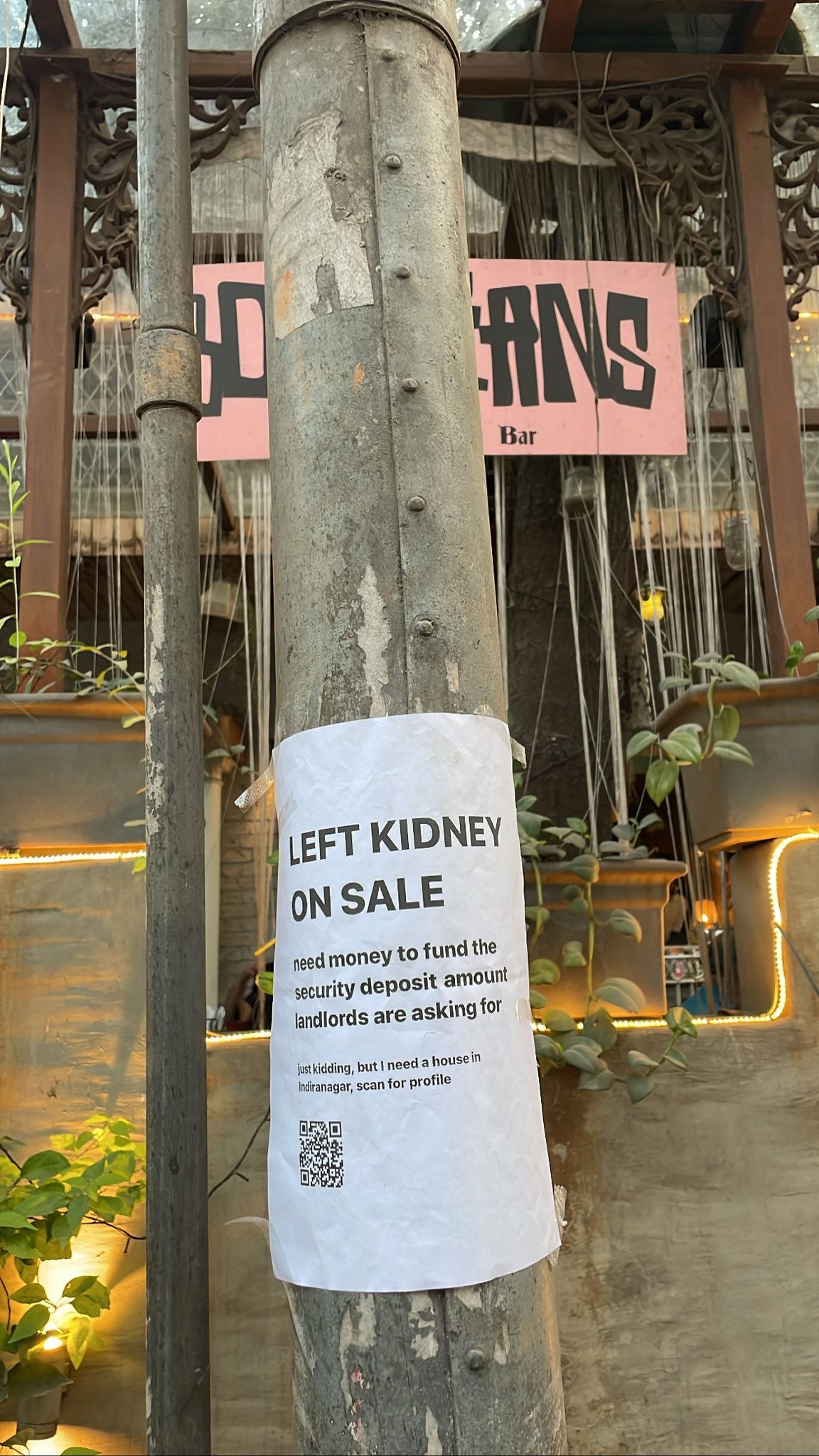 Bengaluru poster for kidney sale viral among netizens