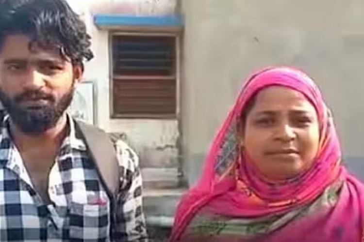 Mother and son written 10th exam together in west bengal 