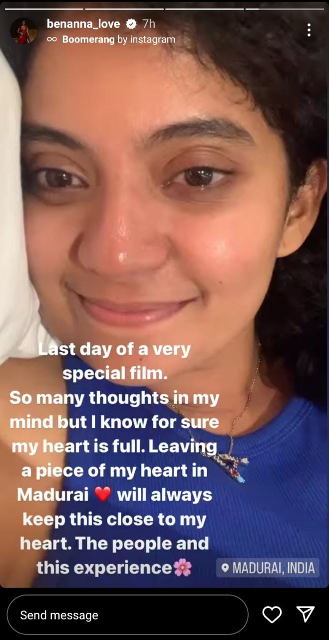 Anna Ben Instagram Post about Soori and Madurai