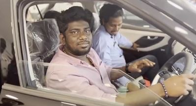 Vijay TV DJ Black buys own car priyanka and makapa wish