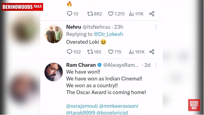 Lokesh Kanagaraj Subtle Reply to Overrated Tweet