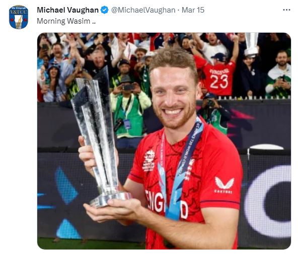 Wasim Jaffer fun tweet on michael vaughan after england loss