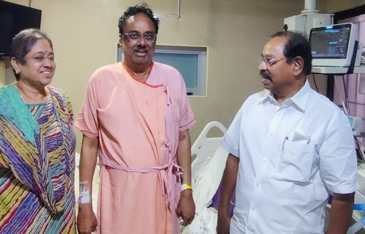 Hospital announcement about EVKS Ilangovan Health Update 
