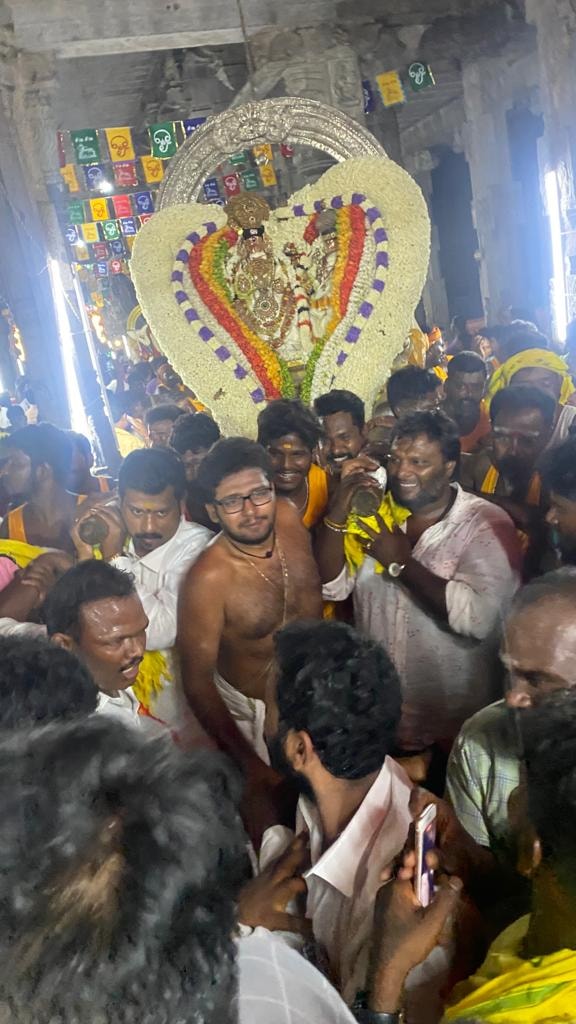 Director Mohan G Visit Kanchipuram Ekambareswarar temple